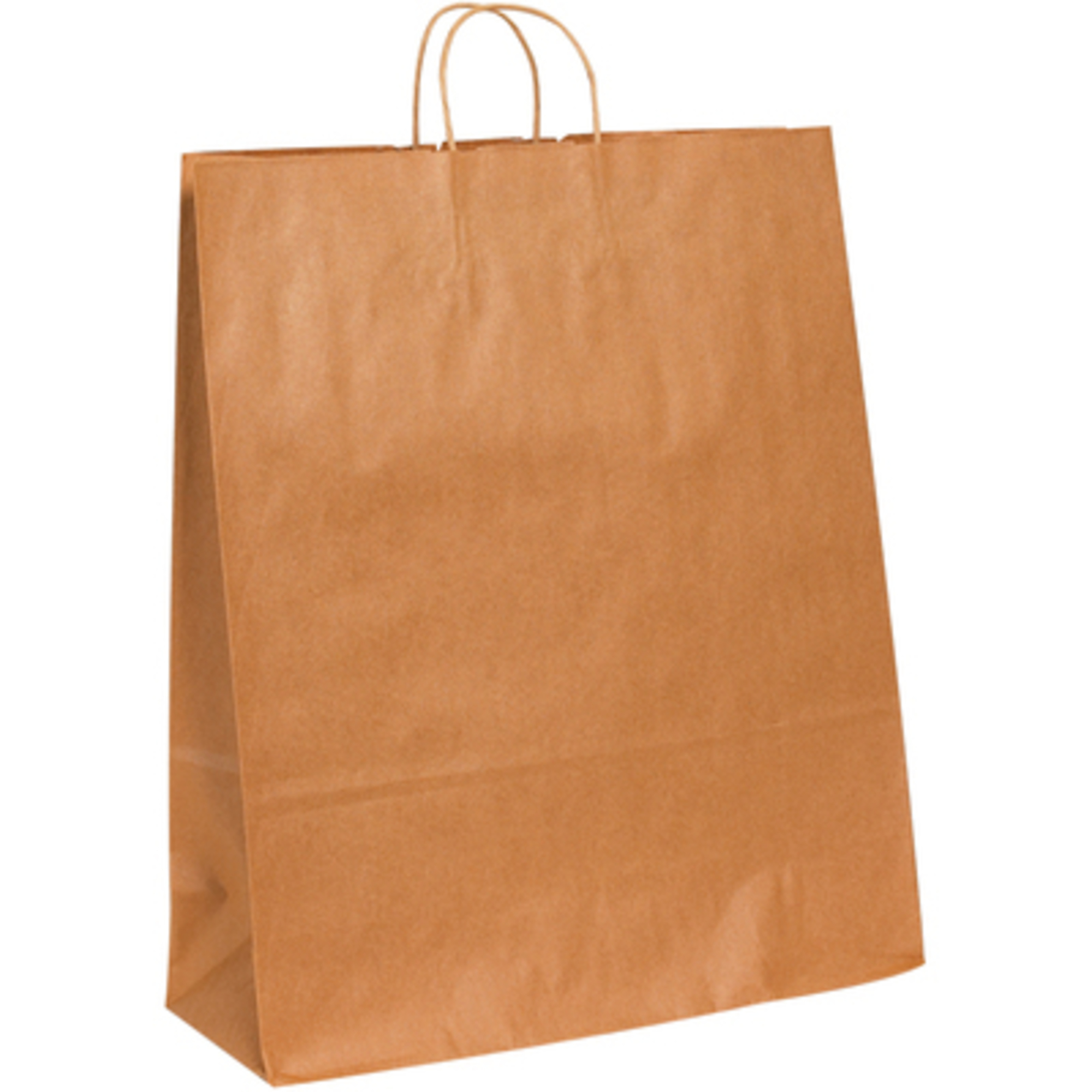 16 x 6 x 19 1/4in. Kft Paper Shopping Bags 200/CS, Length 16 in, Model# BGS110K